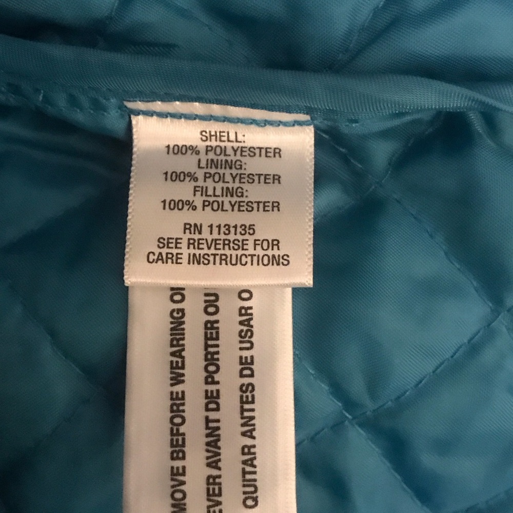 New Breckenridge Blue Quilted Jacket - Picture 7 of 7